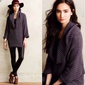 Anthropologie Moth Tocas Cowl Neck Sweater